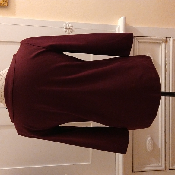 Talbot's maroon top Sz S - Picture 4 of 6